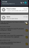 HyraxHub Share clipboard w/ PC screenshot 2