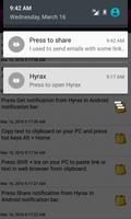 HyraxHub Share clipboard w/ PC تصوير الشاشة 2