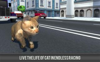 Kitty Cat Rush 3D Game capture d'écran 3