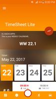 Time Sheet Lite Affiche