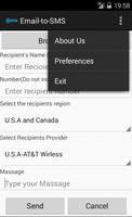 Email-to-SMS screenshot 1