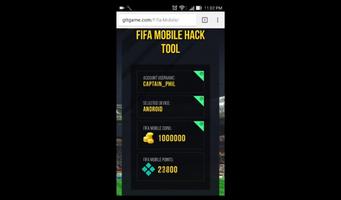 Hack for FIFA MOBILE Lattes تصوير الشاشة 1