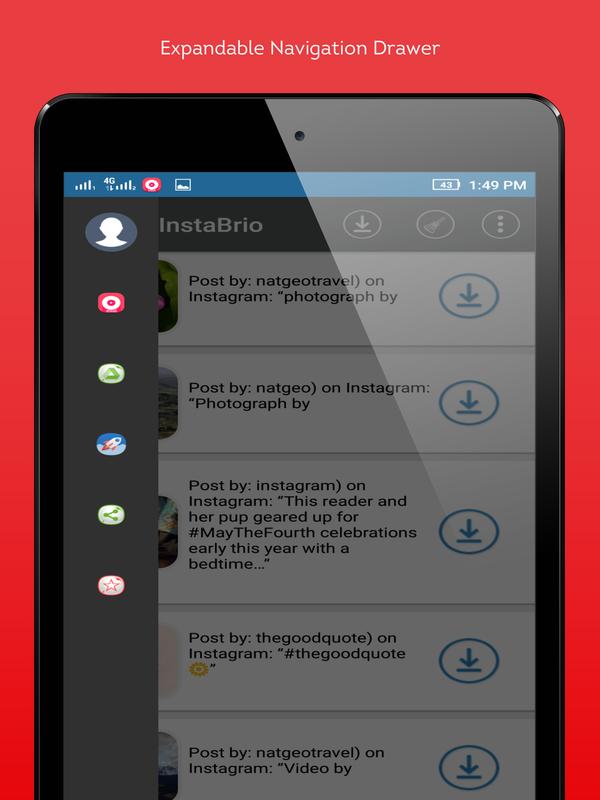 Insta Download Photo and Video- Instabrio APK Download ...