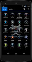 برنامه‌نما Duxter Icon Pack Blue Lens عکس از صفحه