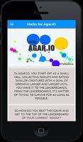 Hacks for Agar.io โปสเตอร์