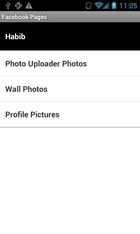 Pages android Pages android
