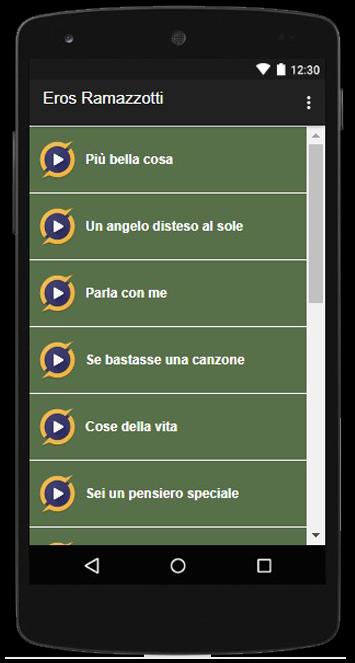 Buon Natale Eros Ramazzotti Lyrics.Eros Ramazzotti Piu Bella Cosa For Android Apk Download