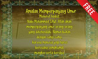 Amalan Memperpanjang Umur poster