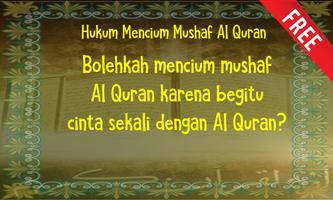 Hukum Mencium Mushaf Al Quran capture d'écran 1