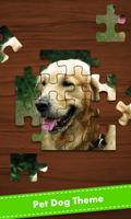 Jigsaw Pet Dog الملصق