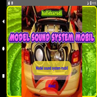 Modèle Sound System Car icône