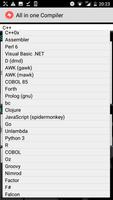 All in one Compiler captura de pantalla 1