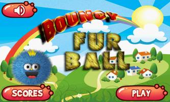 Bouncy Fur Ball الملصق