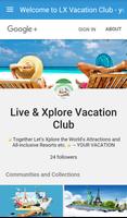 LX Vacation Raffle Club الملصق