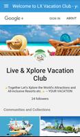 LX Vacation Raffle Club Affiche