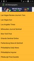 U.S News & Newspapers الملصق