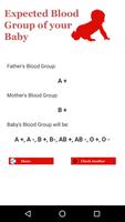 برنامه‌نما Blood group of your baby. عکس از صفحه