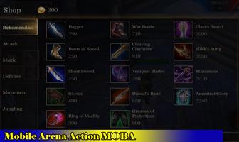 Mobile Arena Action MOBA Tips Affiche