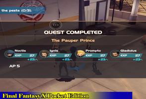 Final Fantasy X Pocket Edition Tips Plakat