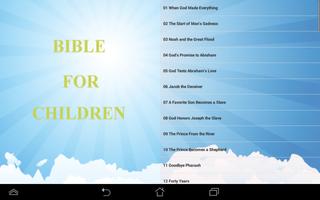 Bible Book For Children Affiche