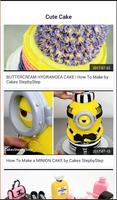 Cute Cake - Step by Step Videos to Design Cakes Ekran Görüntüsü 3