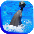 Dolphins Sound live wallpaper icône