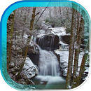 Winter Waterfall livewallpaper APK