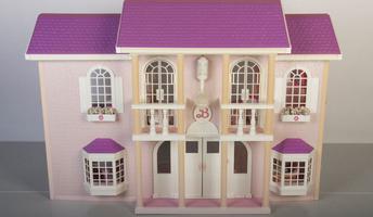 Doll House Barbie Design Decoration الملصق