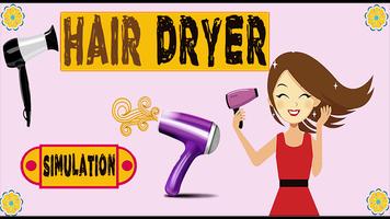 Hair Dryer Simulation Affiche