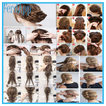 tutoriels de tressage de cheveux