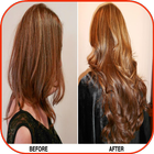 Hair Extensions Before & After أيقونة