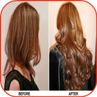 Hair Extensions Before & After आइकन