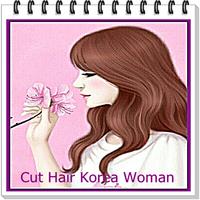 الشعر نمط كوريا المرأة الملصق