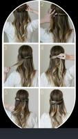 Hairstyles step by step Easy For Girls Plakat