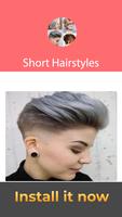 Cool Short Hairstyles App For Girls پوسٹر