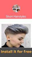 Cool Short Hairstyles App For Girls captura de pantalla 2
