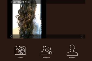 Hairstylist Mia الملصق