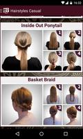 برنامه‌نما Casual Hairstyles tutorial عکس از صفحه