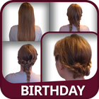 Birthday Hairstyles tutorial آئیکن