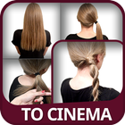 Hairstyles to the Cinema steps icône