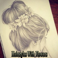 Hair Style with Flower
