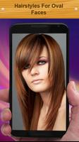 Hairstyles For Oval Faces Affiche
