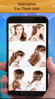 Hairstyles For Thick Hair imagem de tela 1