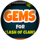 Gems For Clash of Royale prank أيقونة