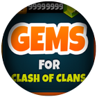 Gems For Clash of Royale prank ícone