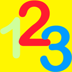 Kids learn numbers icon