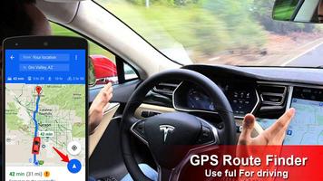 Voice GPS Car Navigator Earth Map Free capture d'écran 1