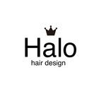 Halo hair design-icoon