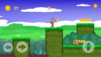 Jungle Monkey Run скриншот 1
