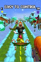 Rush Mickey Christmas Runner ; Subway Surf Game Ekran Görüntüsü 2